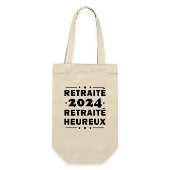 Happy Retiree 2024 Retirement Gift - Gift Bag for Bottles - nature - Front