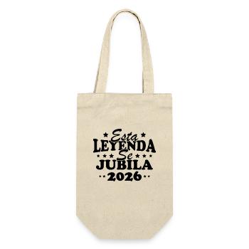 This legend retires in 2026 - Gift Bag for Bottles - nature - Front