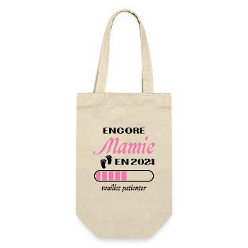 Encore Mamie 2024 Cadeau Future Grand Mère - Sac à bouteille - nature - Devant