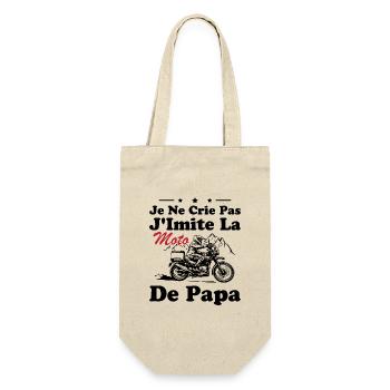 I'm not yelling I'm imitating dad's motorcycle humor - Gift Bag for Bottles - nature - Front