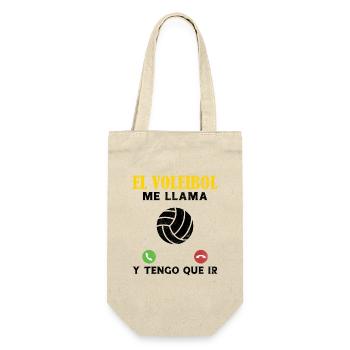 Le volley-ball m’appelle et je dois y aller - Sac à bouteille - nature - Devant