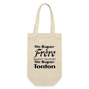 Un super frère devient toujours un super tonton - Sac à bouteille - nature - Devant