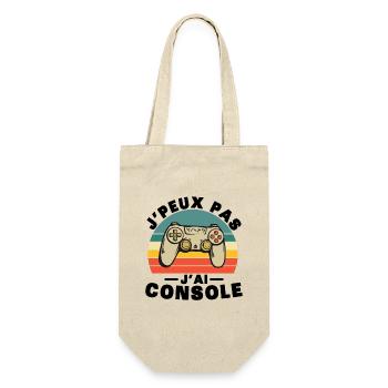 Ich kann nicht trösten, Humor Geschenk - Geschenkbeutel für Flaschen - Natur - Vorne