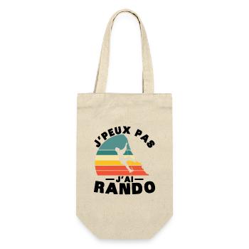 Ich kann nicht haben Rando Humor Geschenk Wanderer - Geschenkbeutel für Flaschen - Natur - Vorne