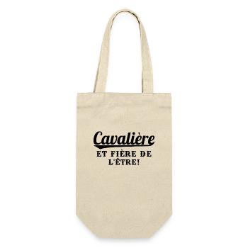Cavalière et fière de l'être - Sac à bouteille - nature - Devant