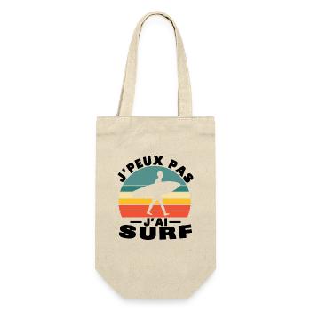Je Peux Pas J'ai Surf - Sac à bouteille - nature - Devant