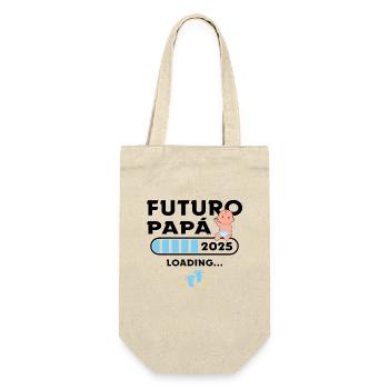 Futur Pape 2025 Première fois Père 2025 - Sac à bouteille - nature - Devant
