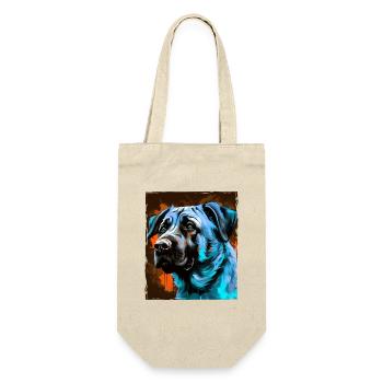 Kangal Hund Porträt - Geschenkbeutel für Flaschen - Natur - Vorne