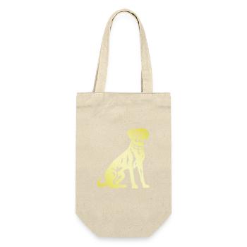 Dalmatian Dog Silhouette - Gift Bag for Bottles - nature - Front