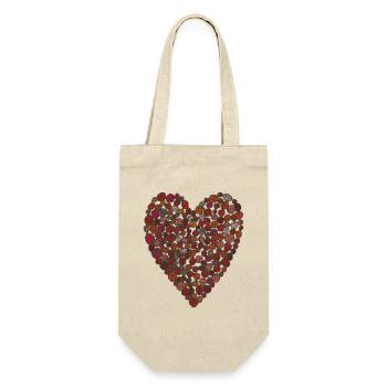 Heart of Roses - Gift Bag for Bottles - nature - Front