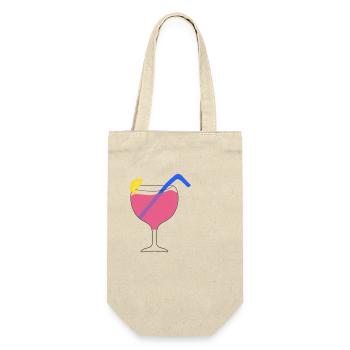 cocktail - Geschenkbeutel für Flaschen - Natur - Vorne
