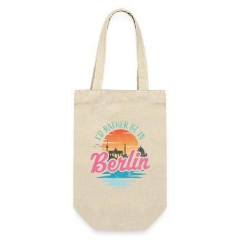 I'd rather be in Berlin - Gift Bag for Bottles - nature - Front