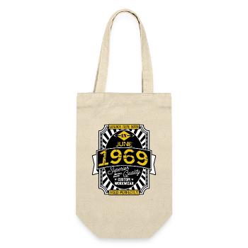 1969 JUNE - Gift Bag for Bottles - nature - Front