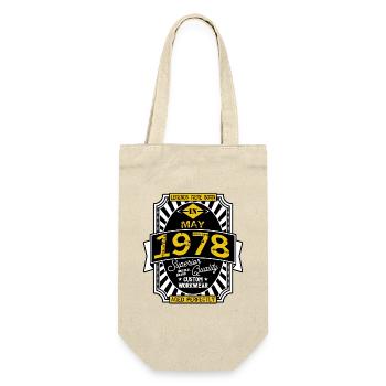 MAI 1978 - Geschenkbeutel für Flaschen - Natur - Vorne