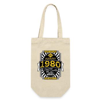 AUGUST 1980 - Geschenkbeutel für Flaschen - Natur - Vorne