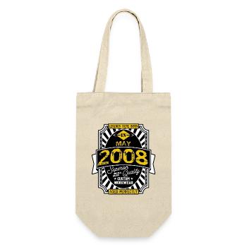 2008 MAI - Geschenkbeutel für Flaschen - Natur - Vorne