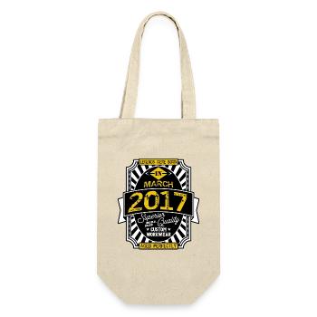 2017 MARCH - Gift Bag for Bottles - nature - Front
