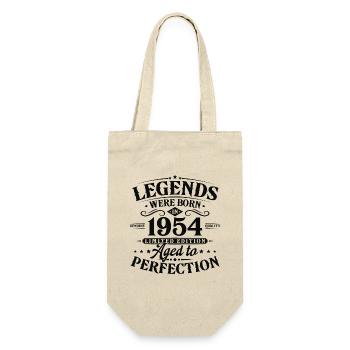 Cadeau d’anniversaire Born Legends vintage 1954 - Sac à bouteille - nature - Devant