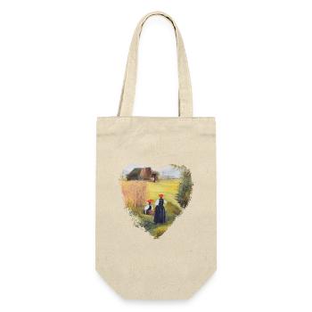 Black Forest girls with Bollenhut - Gift Bag for Bottles - nature - Front