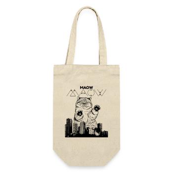 Cat Lovers i love Cat animal lovers - Geschenkbeutel für Flaschen - Natur - Vorne