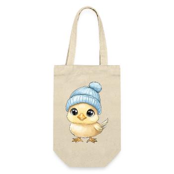 poulet mignon bébé enfants animal poussin dessin animé - Sac à bouteille - nature - Devant