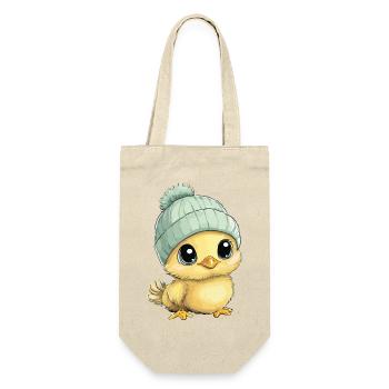 poulet mignon bébé enfants animal poussin dessin animé - Sac à bouteille - nature - Devant