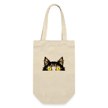 Miaou drôle de chat, drôle de chat - Sac à bouteille - nature - Devant