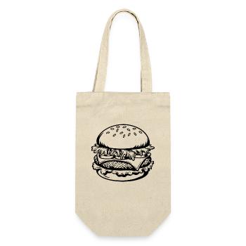 Burgers - Fast Food - Delicious - Gift Bag for Bottles - nature - Front