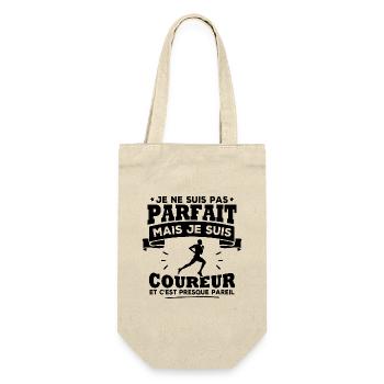 Pas parfait mais je suis coureur - Sac à bouteille - nature - Devant