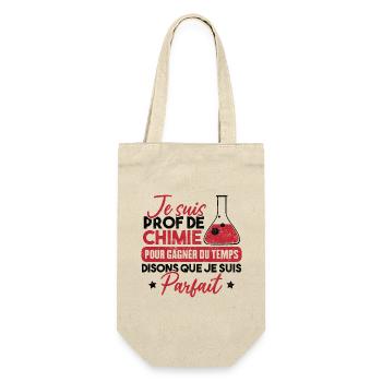 Je suis prof de chimie, je suis parfait - Sac à bouteille - nature - Devant