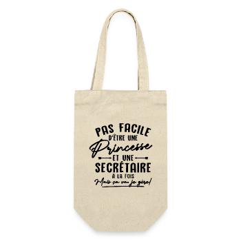 Princesse et Secrétaire - Sac à bouteille - nature - Devant