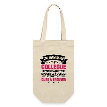 Une formidable collègue difficile - Sac à bouteille - nature - Devant