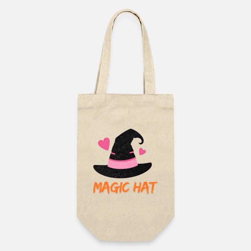 Magic hat - Pink Glitter Magic Hat - Gift Bag for Bottles - nature