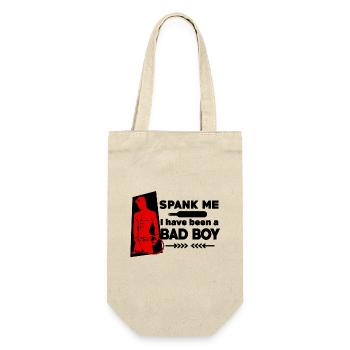 Spank me - I have been a good boy - Gift Bag for Bottles - nature - Front