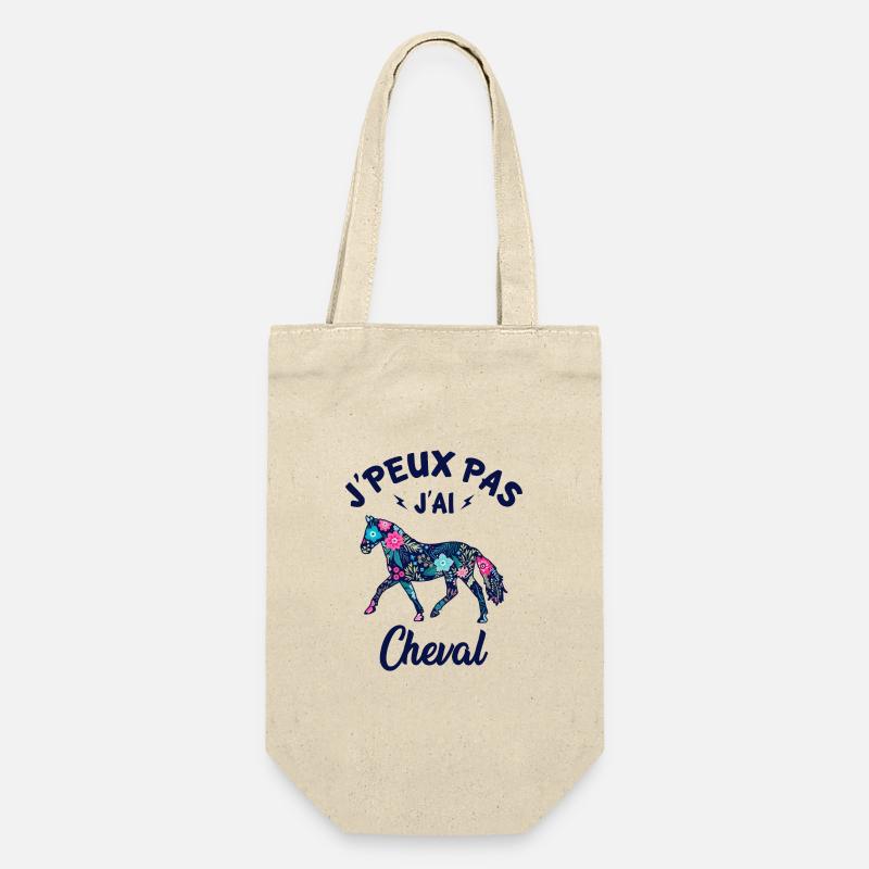 j'peux pas j'ai cheval - Sac à bouteille - nature