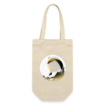 Paragliding, the most beautiful sport in the world - Gift Bag for Bottles - nature - Front