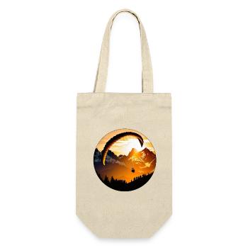 Paragliding in the mountains - Gift Bag for Bottles - nature - Front