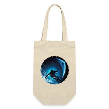Kitesurfing requires skill and endurance - Gift Bag for Bottles - nature - Front