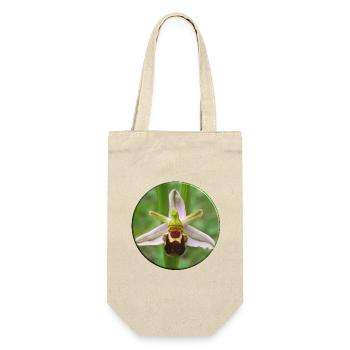 The bee orchid is a native orchid - Gift Bag for Bottles - nature - Front