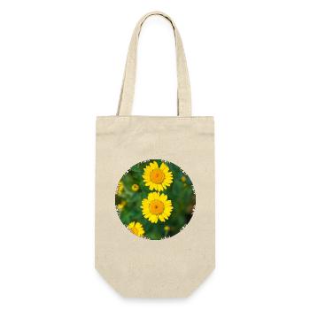 Dyer's chamomile (Anthemis tinctoria) - Gift Bag for Bottles - nature - Front
