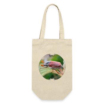 Der Maikäfer ist ein auffälliger Geselle - Geschenkbeutel für Flaschen - Natur - Vorne