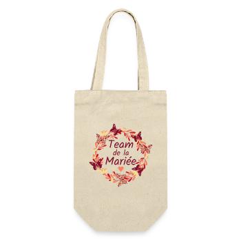 Mariage Femme EVJF Pour Copines Team Mariée - Sac à bouteille - nature - Devant