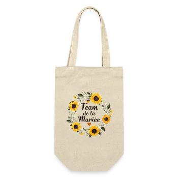 Mariage Femme EVJF Pour Copines Team Mariée - Sac à bouteille - nature - Devant