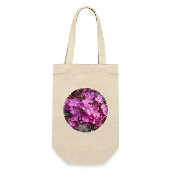 Pink cherry blossoms are beautiful to look at - Gift Bag for Bottles - nature - Front