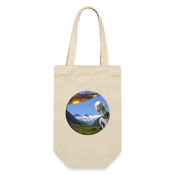 What - there are reports of UFO sightings? - Gift Bag for Bottles - nature - Front