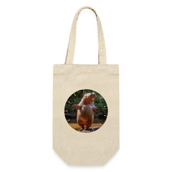 A hippopotamus dares to dance - Gift Bag for Bottles - nature - Front