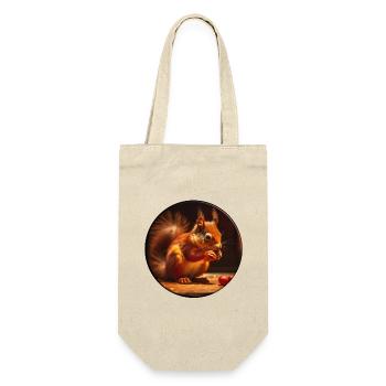 Squirrels are cuddly rodents - Gift Bag for Bottles - nature - Front