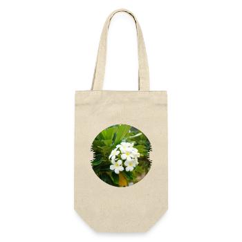 Plumeria est une fleur exotique et parfumée - Sac à bouteille - nature - Devant