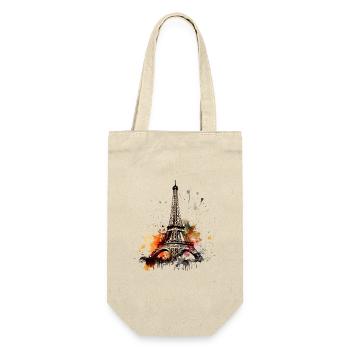 Kunst ist in Paris allgegenwärtig - Geschenkbeutel für Flaschen - Natur - Vorne