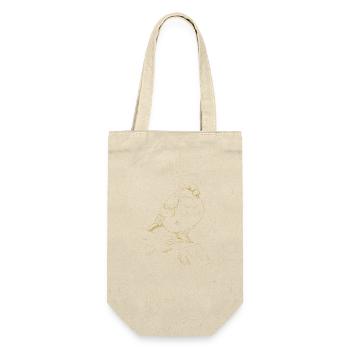 Motifs illustrés avec un moineau - Sac à bouteille - nature - Devant